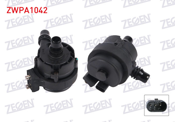 ZEGEN ZWPA1042 | Yardımcı Su Pompası BMW 1 Serisi (F20) 2010-/ 2 Serisi (F45) 2015-/ 3 Serisi (F30) 2011-2018 / 4 Serisi (F32) 2013-2019 / 4 Serisi (G22) 2019-/ 5 Serisi (G30) 2016-/ Mini Cooper Countryman (F60) 2017 -