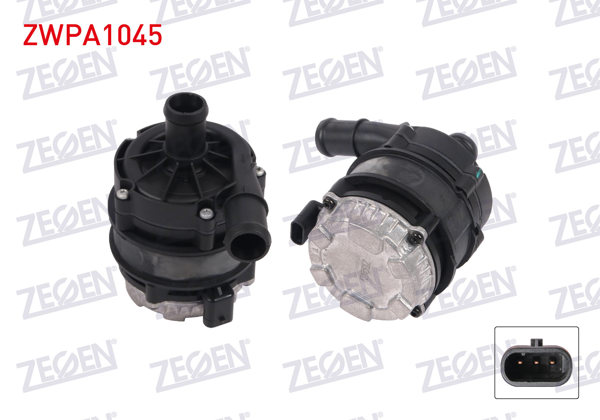 ZEGEN ZWPA1045 | Yardımcı Su Pompası Volkswagen Caddy V (Sk) 2.0 TDI 2021-/ Crafter 2.0 TDI 2018-/ Transporter VI 2.0 TDI 2015 -