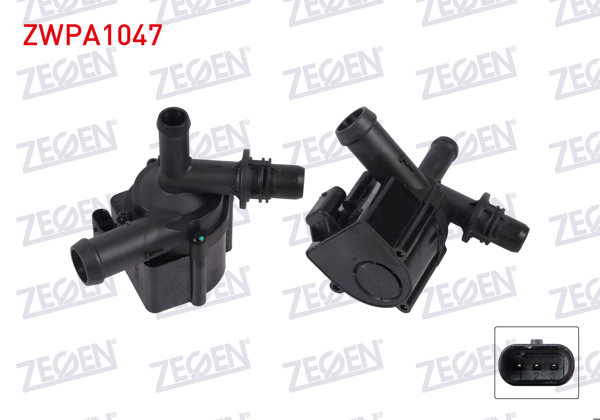 ZEGEN ZWPA1047 | Yardımcı Su Pompası BMW 1 Serisi (F20) 2010-/ 3 Serisi (F30) 2011-2018