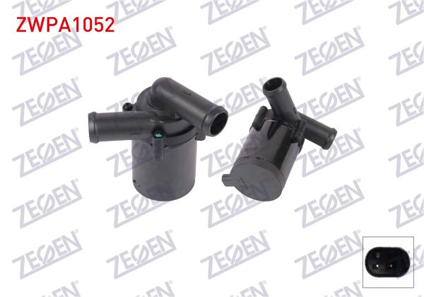 ZEGEN ZWPA1052 | Yardımcı Su Pompası VW Golf VII (5G1) 12-/ Passat (3G2) 14-/ T-Roc (A11) 17-/ Tiguan (Ad1) 16-/ Audi A3 (8V1) 12-/ Seat Ateca (Kh7) 17-/ Tarraco (Kn2) 19-/ Skoda Karoq (Nu7) 17-/ Kodiaq (Ns7) 18 -