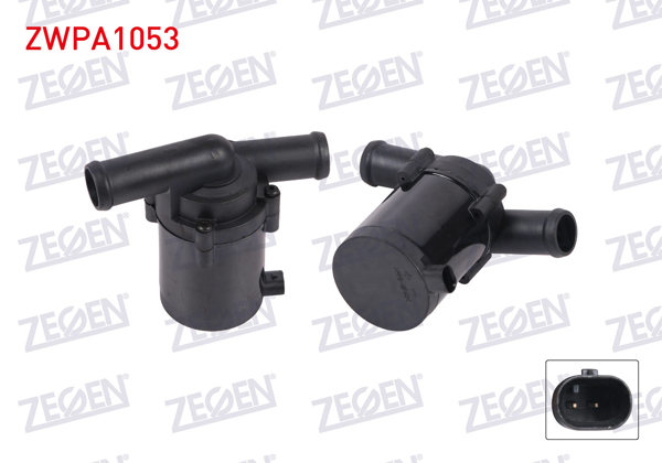 ZEGEN ZWPA1053 | Yardımcı Su Pompası BMW 5 (E60) 03-10 / Citroen C5 III 09-/ C-Elysee 12-/ C3 II 09-16 / C4 II 09-/ Berlingo 10-/ Ford Mondeo III 00-07 / Focus I 98-04 / Peugeot 207 09-13 / 208 12-/ 308 II 13-21 / 508 14-18