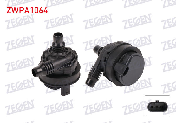 ZEGEN ZWPA1064 | Yardımcı Su Pompası Mercedes A (W177) A180d / A200 18-/ C W205 C180, C180d / W 2505-C200, C200d, Bluetech 18-/ CLA C118 Cla180 / Cla180d, Cla200 19-/ E-W213 E200d, E300d 18-/ S W222 S350d, S400d 2020 -
