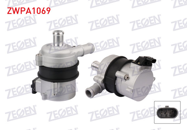 ZEGEN ZWPA1069 | Yardımcı Su Pompası Audi A4 B8 2.0 TDI 07-15 / A4 B9 1.4 TFSI, 2.0 TDI, 40 TDI 15-22 / A5 2.0 TDI 08-17 / A5 1.4 TFSI, 40 TDI 16-20 / A6 C7 2.0 TDI 13-18 / A6 C8 40 TDI 19-/ Q5 2.0 TDI 08-16 / Q5 2.0, 40 TDI 17 -