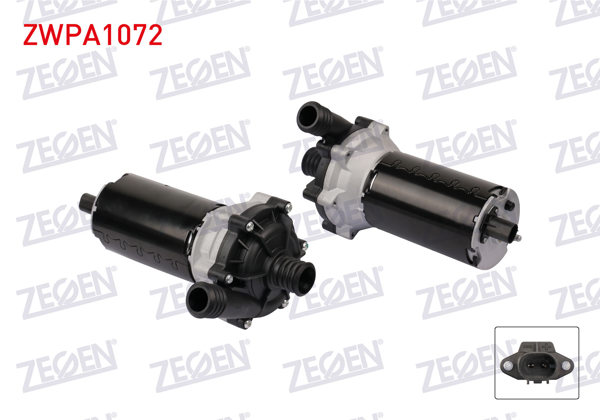 ZEGEN ZWPA1072 | Yardımcı Su Pompası Mercedes C218 CLS 250Cdı, 350Cdı, 350 D 2014-2017 / E W211 E200 CDI, E200 Kompressor, E220 CDI, E240, E270 CDI, E280 CDI, E320 2002-2008