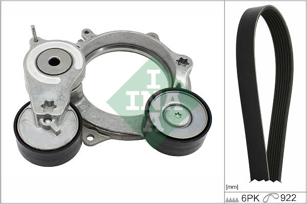 INA 529057410 | Audi A4 A5 A6 A7 A8 Q5 Q7 Q8 V-Kayış Gergisi İle V-Kayışı 057903133Af 059903137Ca