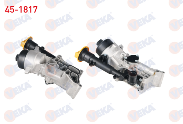 VEKA 45-1817 | Yağ Soğutucusu (Filtre + Gövde, Soğutucu Yok) Fiat Doblo-Idea-Panda-Punto 1.3 Mjt Euro 4 2001-2010 / Albea 1.3 Mjt Euro 4 1996-2003 / 500L 1.3 Mjt Euro 4 2012-/ Opel Corsa C-D