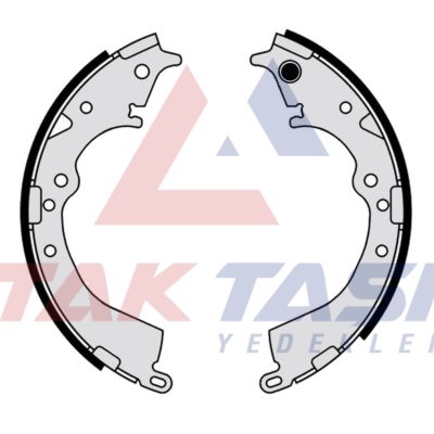 AP AP01196 | Fren Pabuç Balata Arka Toyota Hı-Lux Pick Up (Tgn1_, Ggn2_, Ggn1_, Kun2_, Kun1_) 2.5 D-4D 4X2 254X51 mm 2005-/ Toyota Hilux (_N_) 2.5 D4d 1983-2005