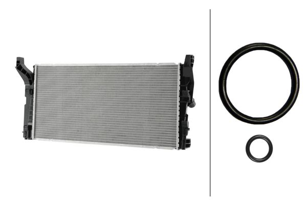 HELLA 8MK366301-961 | Motor Su Radyatörü Mini B36 B38 F55 F56