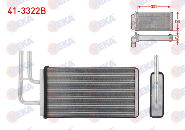 VEKA 41-3322B | Kalorifer Radyatörü Brazing Karsan Jest