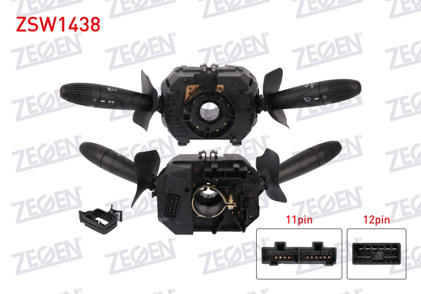 ZEGEN ZSW1438 | Far Sılecak Kumanda Kolu Arka Sıleceklı 23 Pin Fiat Doblo 2001-2010
