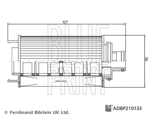 BLUEPRINT ADBP210133 | Chery Tıggo 7 23 > Tıggo 8 Pro 23 > Omoda 5 23 > Yağ Filtresi
