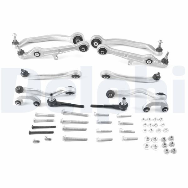DELPHI TC4343KIT | Ön Alt Takım Set Ince Tip Rotil Audi Seat