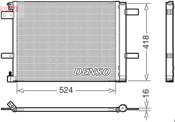 DENSO DCN07062 | Kalorifer Radyatörü Psa