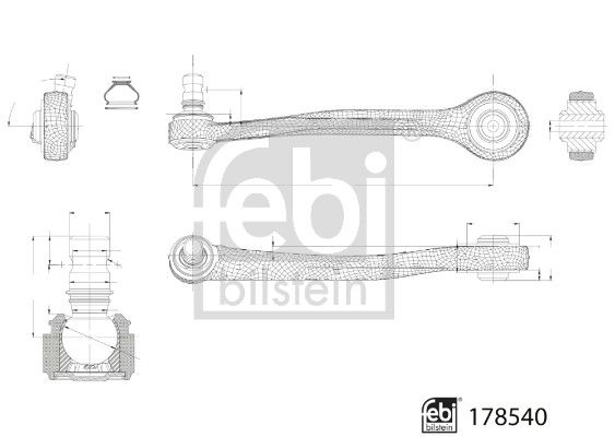 FEBI BILSTEIN 178540 | Sol Ön Üst On Kol (Audi A8 10-17)