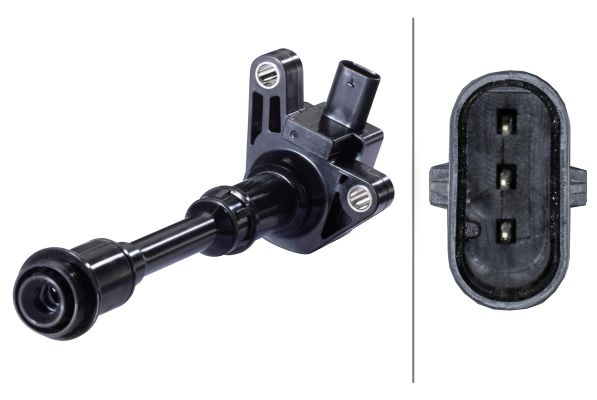 HELLA 5DA 358 168-671 | Ateşleme Bobini 3-Kutuplu Buji Delik Ateşleme Bobini Ford / Volvo | 1 Adet