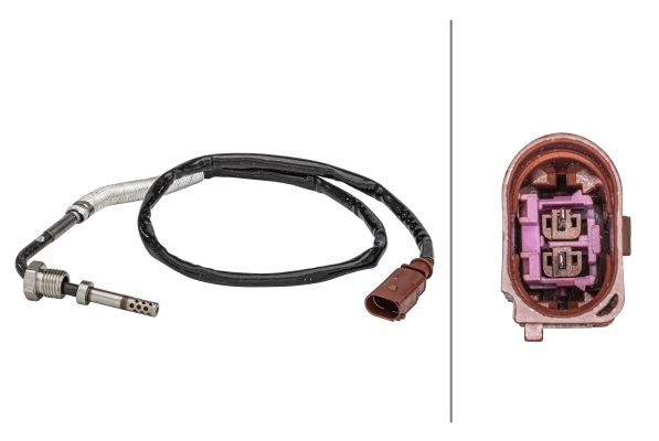 HELLA 6PT 358 181-031 | Egzoz Sıcaklık Sensörü-Kahverengı Partikül Öncesi (VW Golf 07-14 Passat 09-15) Cayb-Cayc