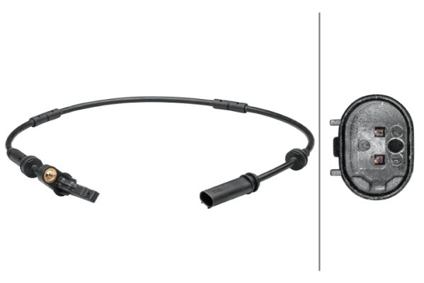 HELLA 6PU 012 679-391 | ABS Sensörü Arka F25-F26