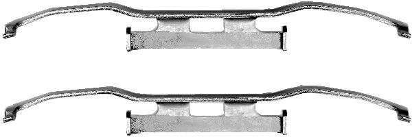 HELLA PAGID 8DZ 355 201-261 | Fren Balata Yayı Volkswagen Lt 28 35 46 (1997-2007) Mercedes-Benz Sprinter 901 902 903 904 (1996-2006) Vito 108 110 113 114 (1996-2003) | 2 Adet