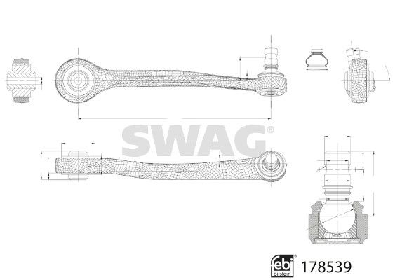 SWAG 33104579 | Sağ On Üst On Kol (Audi A8 10-17)