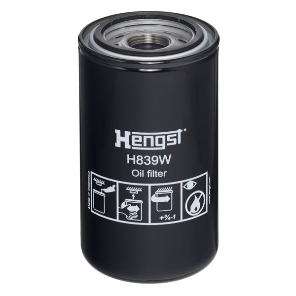 HENGST H839W | Yağ Filtresi Hıtachı, Caterpıllar Bm .