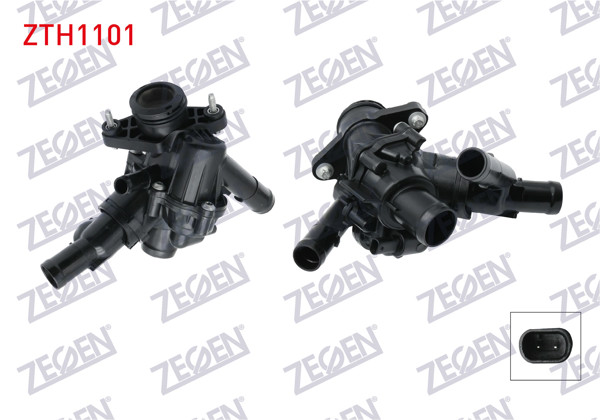 ZEGEN ZTH1101 | Termostat Müşürlü 97C Mercedes A Serisi (W176) A 180-A 200 2012-2018 / B Serisi (W246) B 180-B 200 2011-2018 / CLA Coupe (C117) 200 2013-2019 / Gla Serisi (X156) Gla 200 2013 -