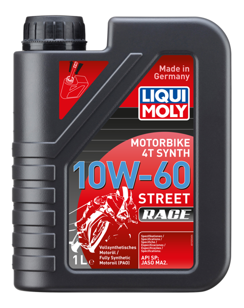 LIQUI MOLY 1525 | Motorbike 4T Synth 10W-60 Street Race 1 L
