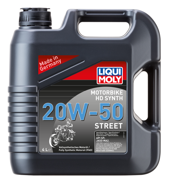 LIQUI MOLY 3817 | Motorbike Hd Synth 20W-50 Street 4 L