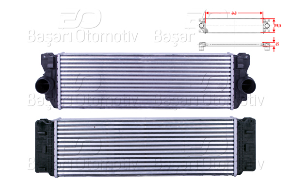 WISCO 3113750-00 | Turbo Radyatörü (Intercooler) 640X198,5X65 Mercedes-Benz Benz Sprinter 310 CDI 313 CDI 316 CDI 319 CDI VW Crafter 2.0 TDI 2.0 TDI 4Motıon 09 >