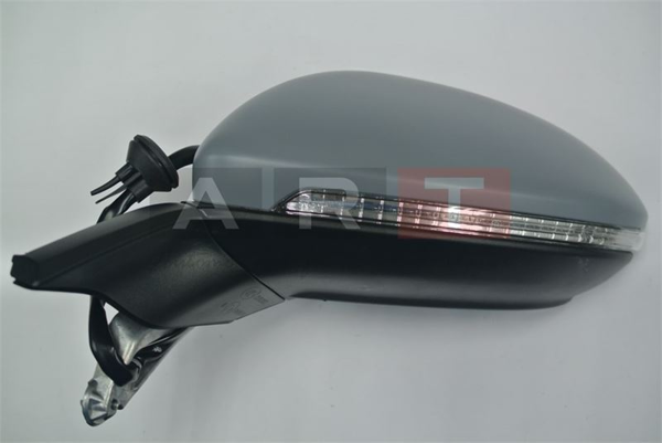 ART M006.6111 | Dış Dikiz Aynası Golf7 Elektırıklı Katlanır Ayna 13 > Astarlı Yan + Alt Sinyalli Hafızalı Sağ 13Pın