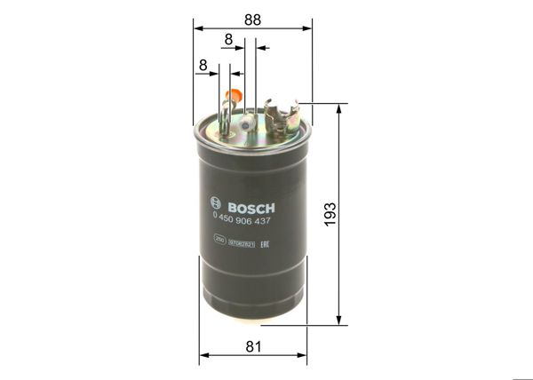 BOSCH 0450906437 | Dizel Filtre