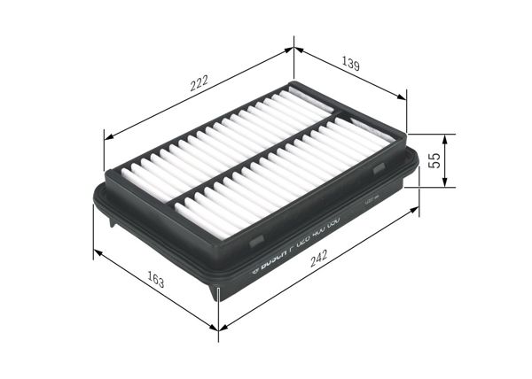 BOSCH F026400090 | Hava Filtresi