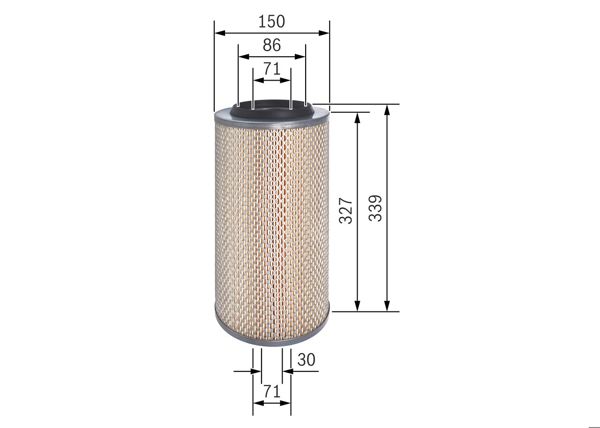 BOSCH F026400322 | Hava Filtresi