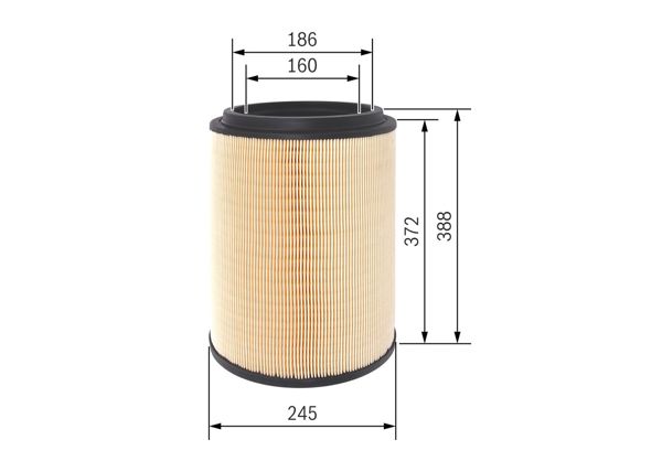 BOSCH F026400411 | Hava Filtresi