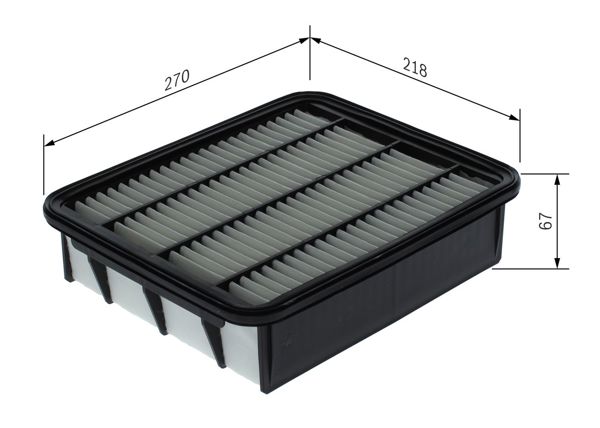 BOSCH F026400740 | Hava Filtresi