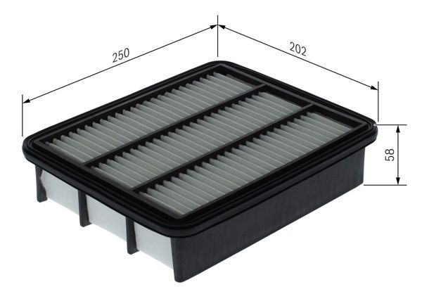 BOSCH F026400744 | Hava Filtresi