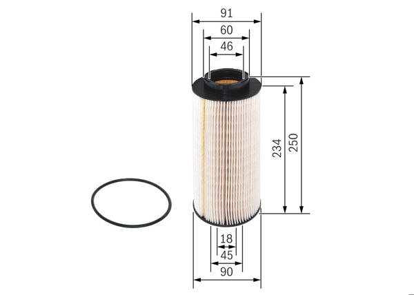 BOSCH F026402031 | Yakıt Dizel Filtre