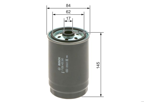 BOSCH F026402240 | Yakıt Filtresi