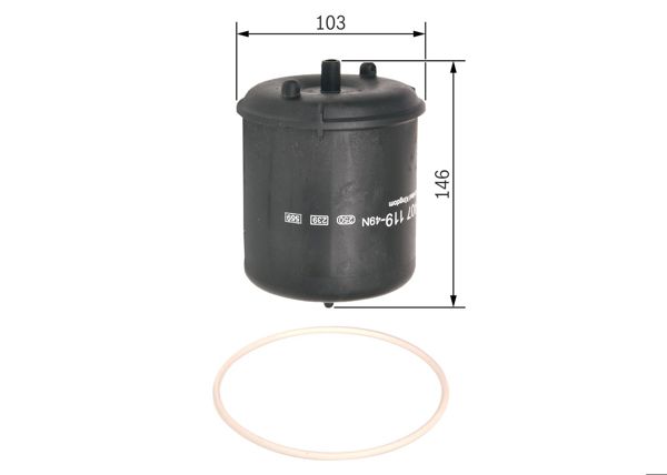 BOSCH F026407119 | Yağ Filtresi