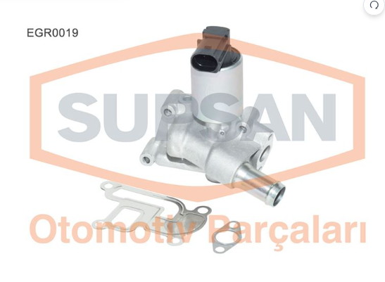 SUPSAN EGR0019 | EGR Valfi (D Tip Soket) (Opel: Astra G-H / Corsa C-D 1.2 1.4İ 16V (Z12xep) / (A10xep-Z10xep))