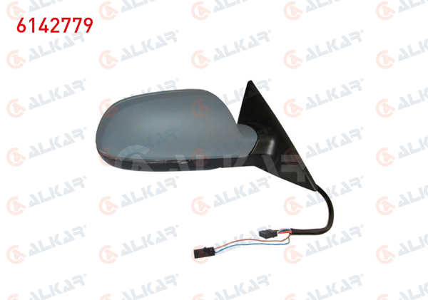 ALKAR 6142779 | Dış Dikiz Aynası Sağ Astarlı Isıtmalı Elektrikli Sinyalli 10 Pin Audi A5 2009-2017