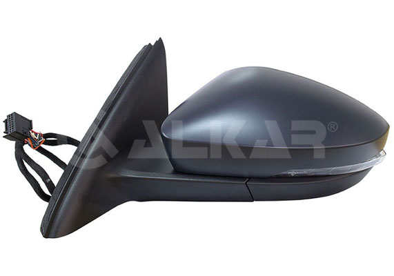 ALKAR 6149561 | Dış Dikiz Aynası Sol Elektrikli Isıtmalı Astarlı Otomatik Katlanır Sinyalli 11 Pin Alt Aydınlatma Skoda Octavia 2012 -
