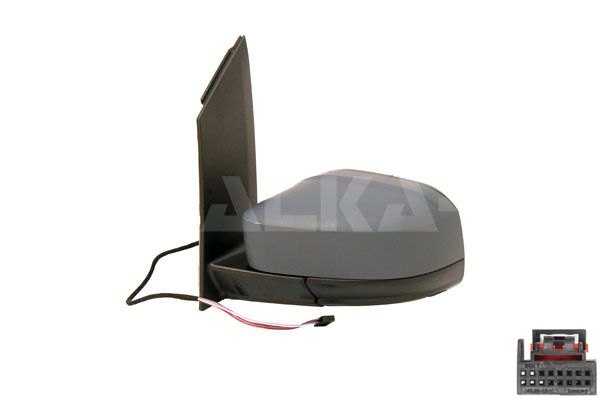 ALKAR 9243877 | Dış Dikiz Aynası Sol Astarlı Katlanır Isıtmalı Elektrikli 7 Pin Volkswagen Caddy 2015-2020