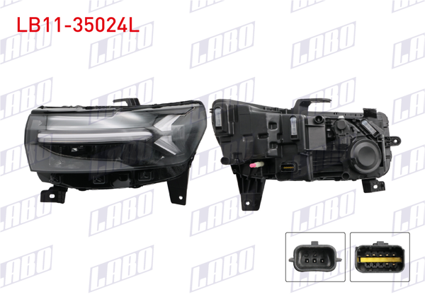 LABO LB11-35024L | Far Sol Led Elektrikli Motorlu Renault Duster III 2024 -