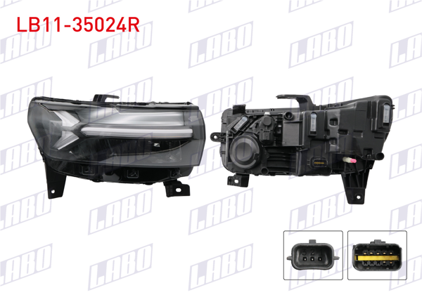 LABO LB11-35024R | Far Sağ Led Elektrikli Motorlu Renault Duster III 2024 -