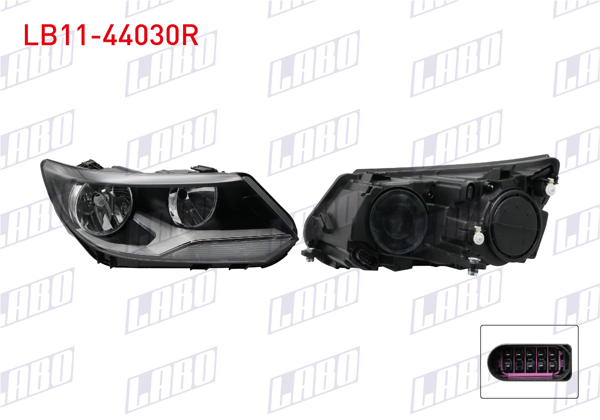 LABO LB11-44030R | Far Sağ Volkswagen Tiguan (5N_) 2011-2016