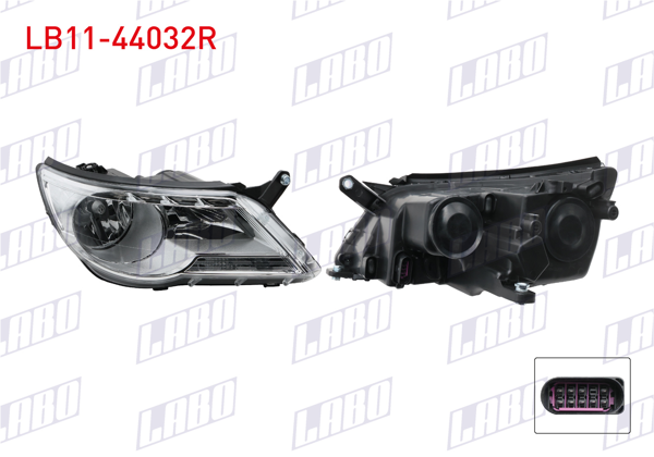 LABO LB11-44032R | Far Sağ Volkswagen Tiguan 2008-2015