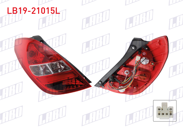 LABO LB19-21015L | Stop Sol Hyundai i20 09-12