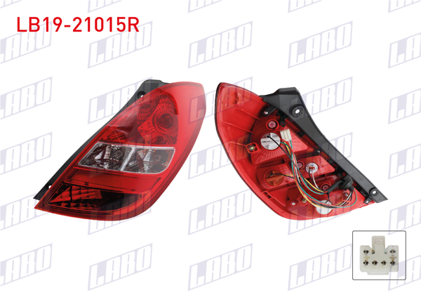 LABO LB19-21015R | Stop Sağ Hyundai i20 09-12