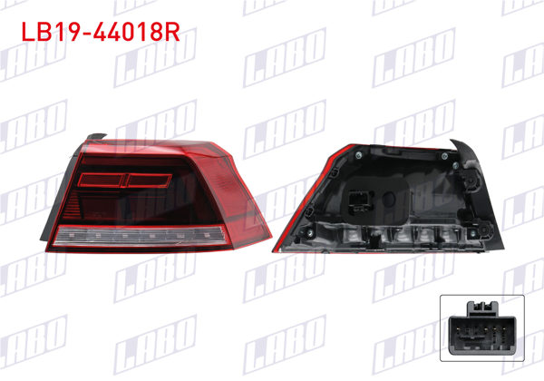 LABO LB19-44018R | Stop Sağ Dış Ledlı Volkswagen Passat 8.5 2020 -
