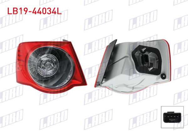 LABO LB19-44034L | Stop Sol Dıs Volkswagen Jetta 2005 -
